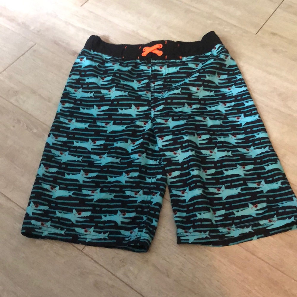 Boys shark board shorts